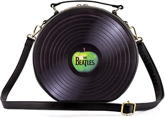 LOUNGEFLY The Beatles Let It Be Vinyl Record Crossbody