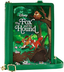 LOUNGEFLY Disney Fox and the Hound Convertible Crossbody Bag