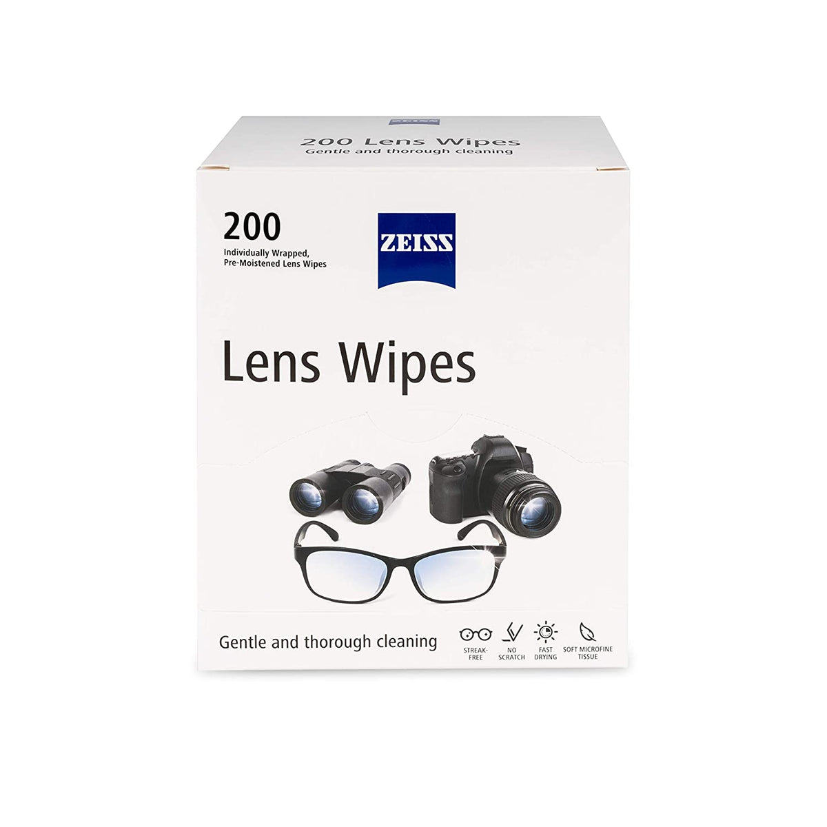 ZEISS Lens Wipes Pre-Moistened Eyeglass Cleaning Wipes