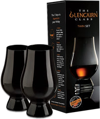 Black Glencairn Whisky Glass, Set of Two in Twin Gift Carton