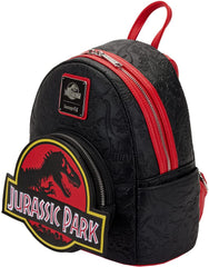 LOUNGEFLY Jurassic Park Logo Womens Double Strap Shoulder Bag Purse