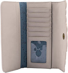 LOUNGEFLY Disney Lady and the Tramp Wet Cement Flap Wallet