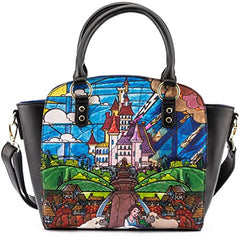 Loungefly Disney Princess Castle Series Belle Crossbody Bag