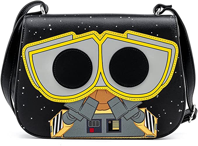 LOUNGEFLY X Disney Pixar Wall-E Eve Boot POP! Earth Day Crossbody - Cute Festival Crossbody Bags