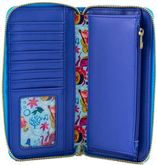 LOUNGEFLY Disney Bedknobs and Broomsticks Underwater Faux Leather Wallet