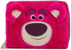 Loungefly Pixar Toy Story Lotso Plush , Pink Zip Around Wallet
