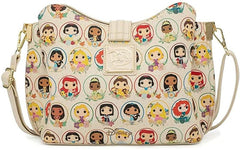 LOUNGEFLY Pop! - Disney Princess Circles - Crossbody Bag Purse Handbag