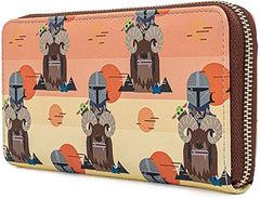 Loungefly Star Wars The Mandalorian Bantha Zip Around Wallet