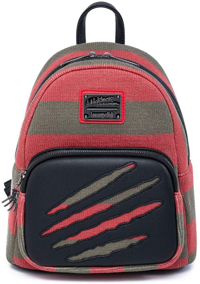 LOUNGEFLY Nightmare On Elm Street Freddy Sweater Mini Backpack