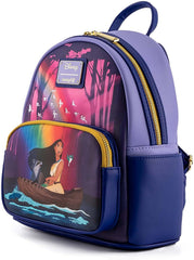 LOUNGEFLY Disney Pocohontas Just Around The River Bend Womens Double Strap Shoulder Bag Purse