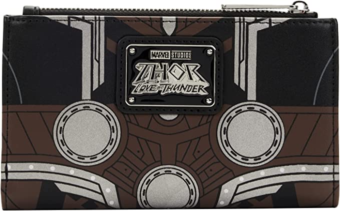 LOUNGEFLY Marvel Thor Love & Thunder Flap Wallet