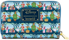 LOUNGEFLY Disney Robin Hood Sherwood All Over Print Faux Leather Wallet