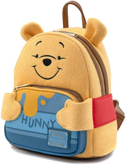 LOUNGEFLY Disney Winnie the Pooh Hunny Tummy Womens Double Strap Shoulder Bag Purse