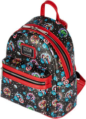 LOUNGEFLY Marvel Avengers Tattoo Womens Double Strap Shoulder Bag Purse