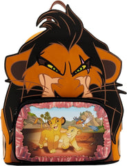 LOUNGEFLY Disney Villains Scene Lion King Scar Womens Double Strap Shoulder Bag Purse