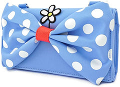 Loungefly Positively Minnie Polka Dot Wristlet Crossbody Bag
