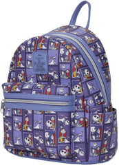 LOUNGEFLY x Nightmare Before Christmas Jack and Sally Valentine Mini Backpack