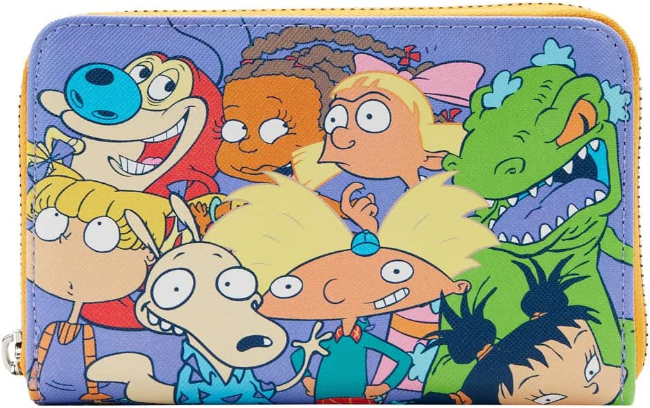 LOUNGEFLY Nickelodeon Nick 90s Zip Around Wallet