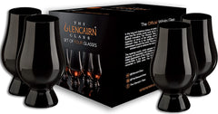 Black Glencairn Whisky Glass, Set of 4 in 4 Pack Gift Carton