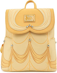 LOUNGEFLY Disney Beauty and the Beast Belle Cosplay Womens Double Strap Shoulder Bag Purse