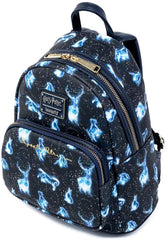 LOUNGEFLY Harry Potter Expecto Patronus All Over Print Womens Double Strap Shoulder Bag Purse Brand: Loungefly