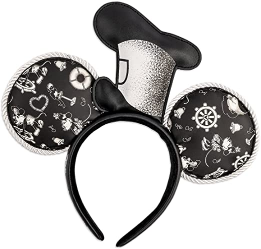 Loungefly Disney Mickey Mouse Steamboat Willie Applique Ears Headband