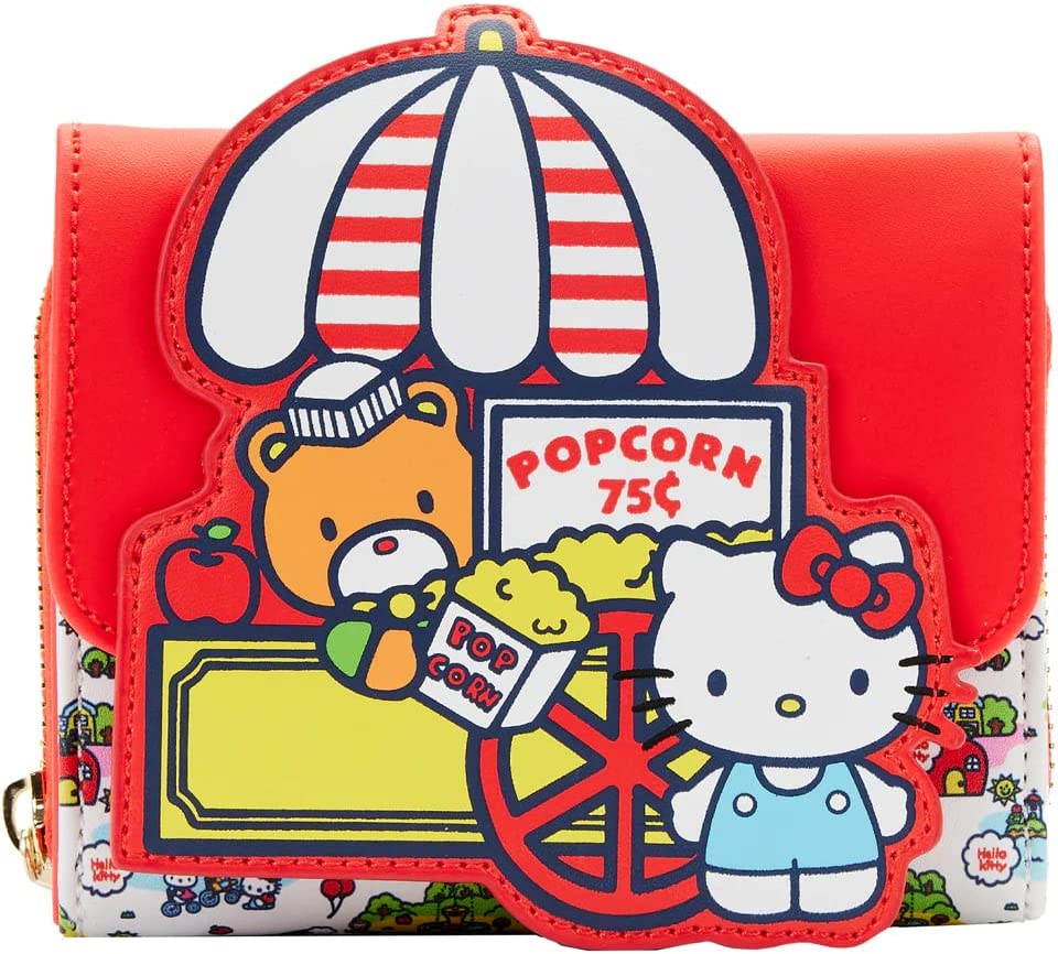 LOUNGEFLY Sanrio Hello Kitty and Friends Carnival Flap Wallet