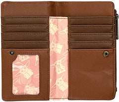 LOUNGEFLY Star Wars The Mandalorian Baby Yoda Wait For Me Faux Leather Wallet