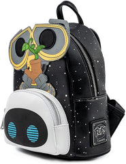 LOUNGEFLY POP Disney Pixar Wall-E Eve Boot Earth Day Womens Double Strap Shoulder Bag Purse