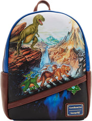 LOUNGEFLY Land Before Time Poster Mini Backpack