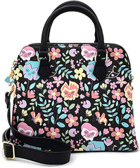 LOUNGEFLY Disney Alice in Wonderland Flowers Crossbody Purse