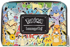 LOUNGEFLY Pokemon Ombe All Over Pattern Faux Leather Wallet