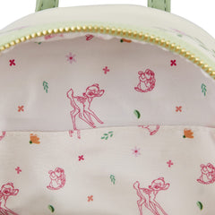 LOUNGEFLY Disney Bambi Springtime Gingham Womens Double Strap Shoulder Bag Purse