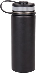 DC Batman Stainless Steel Water Bottle - Wide Mouth Double Walled Vacuum Insulated Bottle for Hot and Cold Beverages - 550ml/18oz