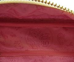 LOUNGEFLY Disney Beauty and the Beast Rose Crossbody Faux Leather Bag