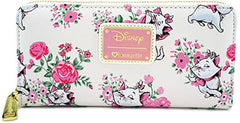LOUNGEFLY Disney Marie Floral AOP Wallet