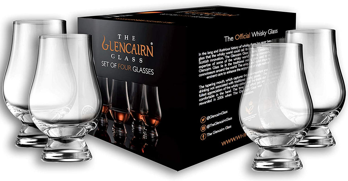 Glencairn Whisky Glass, Set of 4 in 4 Pack Gift Carton