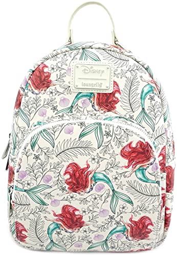 LOUNGEFLY  The Little Mermaid Ariel Allover-Print Mini Backpack