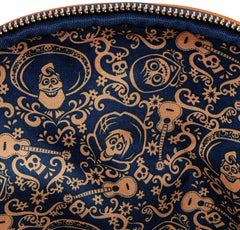 Loungefly Coco Marigold Bridge BlueOrange Mini Backpack