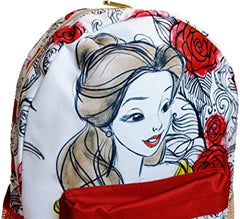 Loungefly Disney Belle Princess Red Roses Backpack