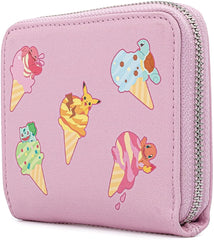 Loungefly Pokemon Ice Cream Denim Zip Wallet
