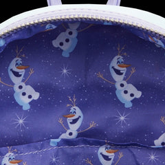 LOUNGEFLY Disney Frozen Princess Castle Womens Double Strap Shoulder Bag Purse