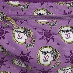 Loungefly Disney Tangled Floating Lights Hardware Vegan Crossbody Bag