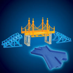 Ontel Magic Tracks Mega Set - 2 LED Race Cars and 18 ft. of Flexible, Bendable Glow in the Dark Racetrack - As Seen on TV