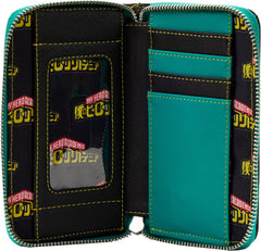 LOUNGEFLY My Hero Academia Deku Zip Around Wallet
