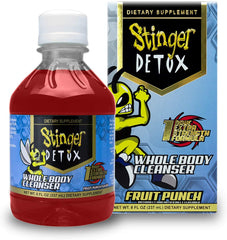 Stinger Detox Whole Body Cleanser 1 Hour Extra Strength Drink – Fruit Punch – 8 FL OZ