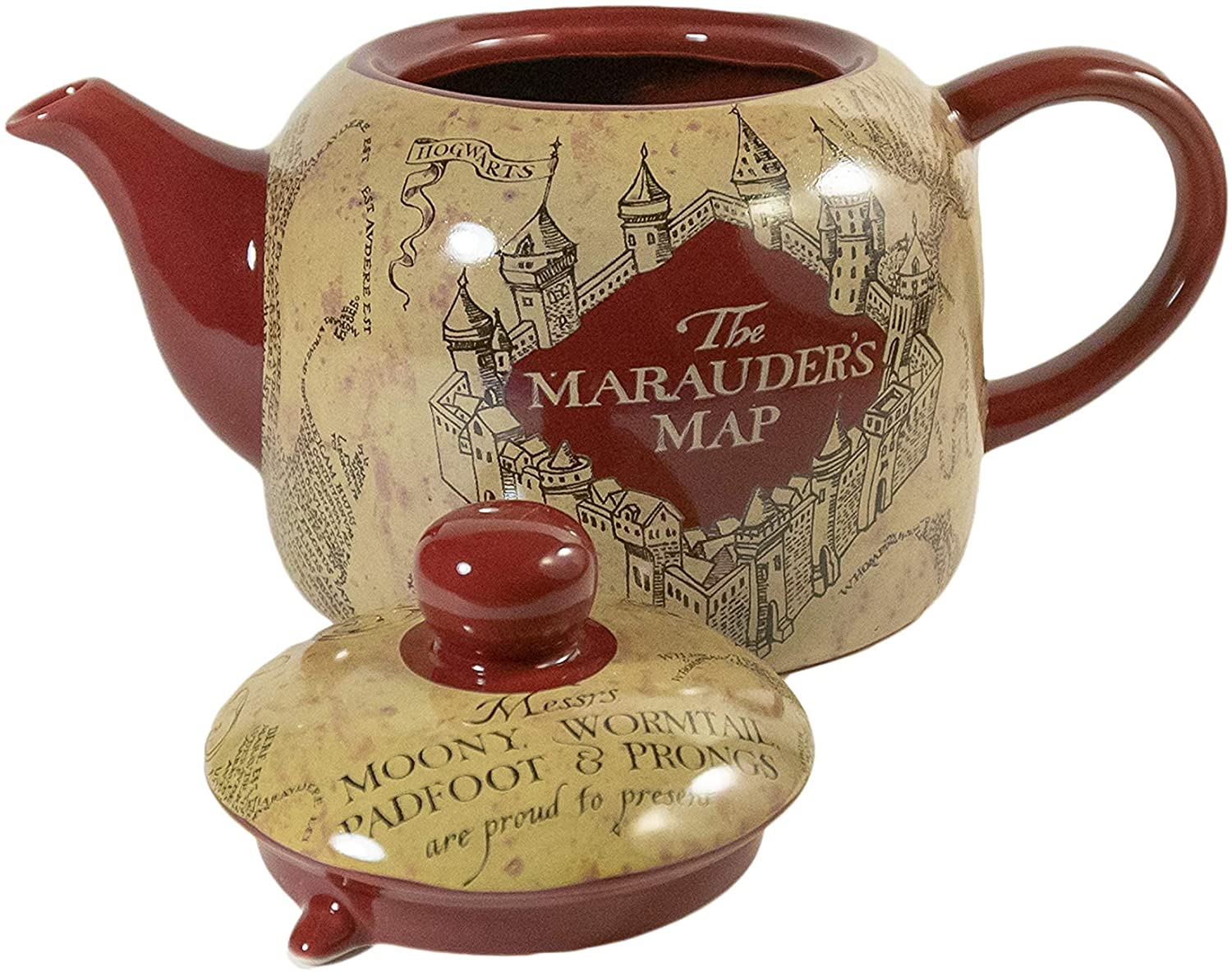 Harry Potter Marauder's Map Ceramic Teapot 