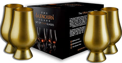 Gold Glencairn Whisky Glass, Set of 4 in 4 Pack Gift Carton