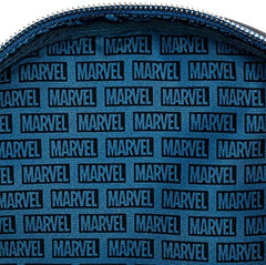LOUNGEFLY Marvel Sy Chibi Group Double Strap Shoulder Bag