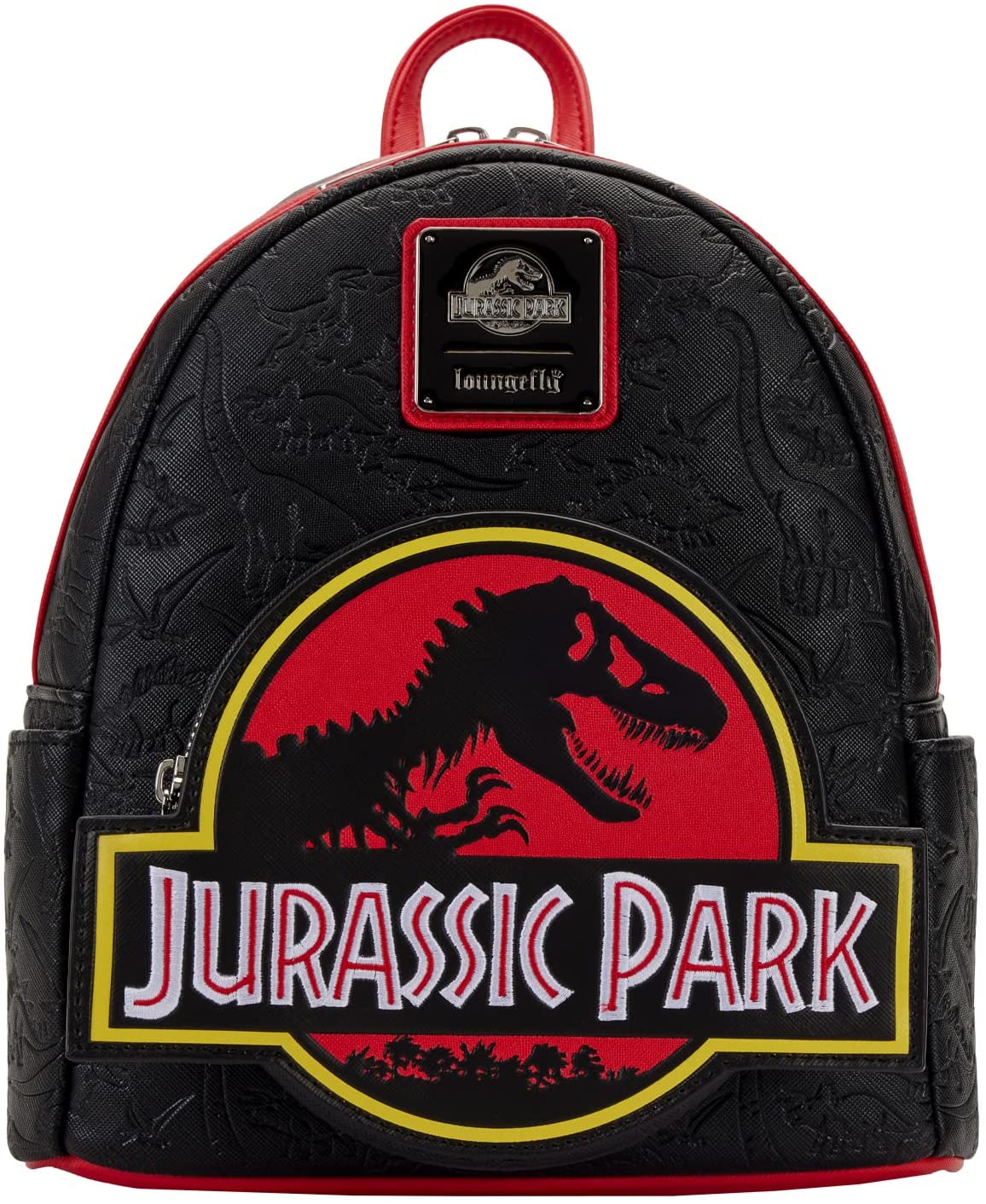 LOUNGEFLY Jurassic Park Logo Womens Double Strap Shoulder Bag Purse